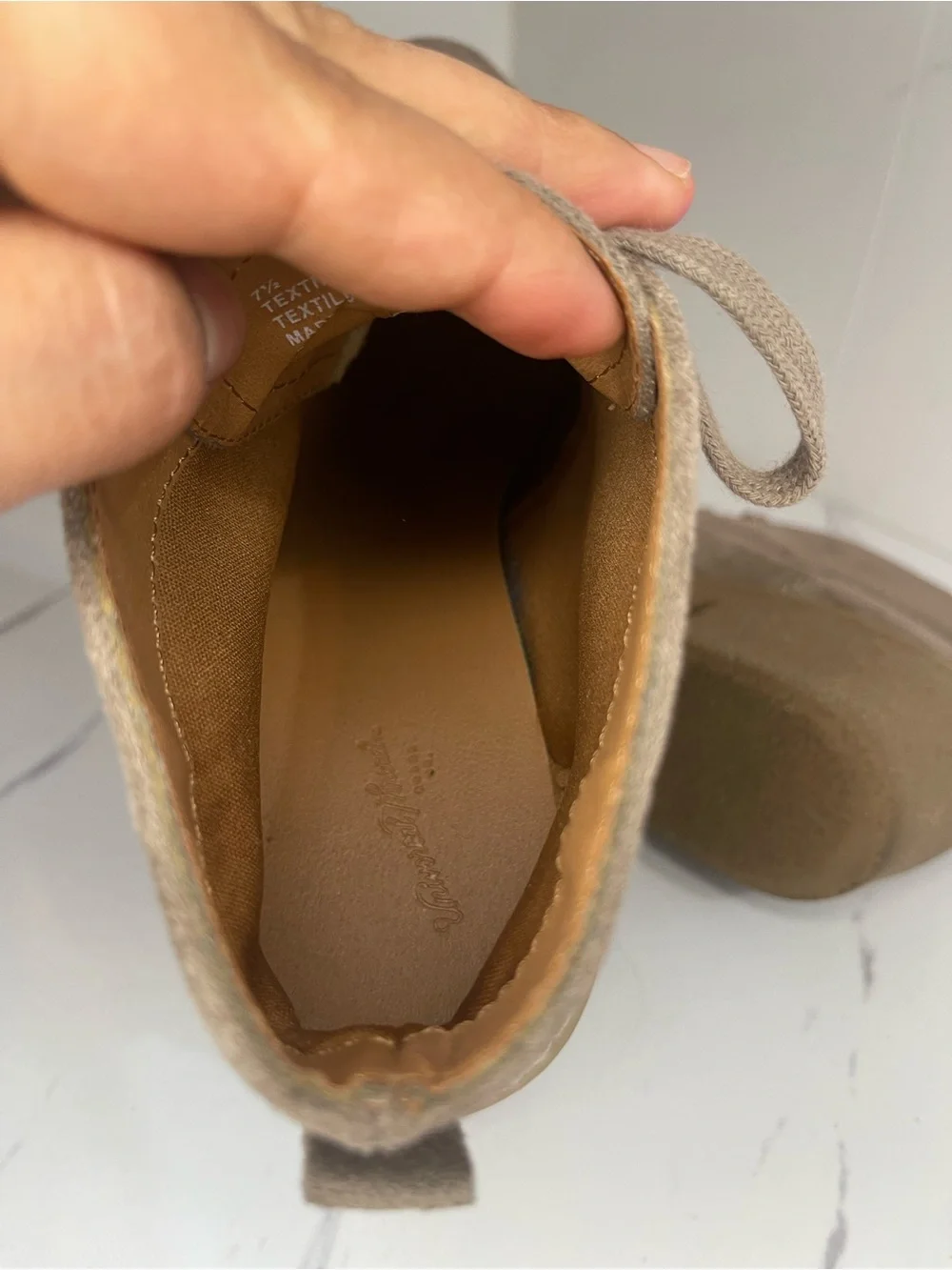 Universal Thread Taupe Suede Lace-Up Ankle Booties Size 7.5